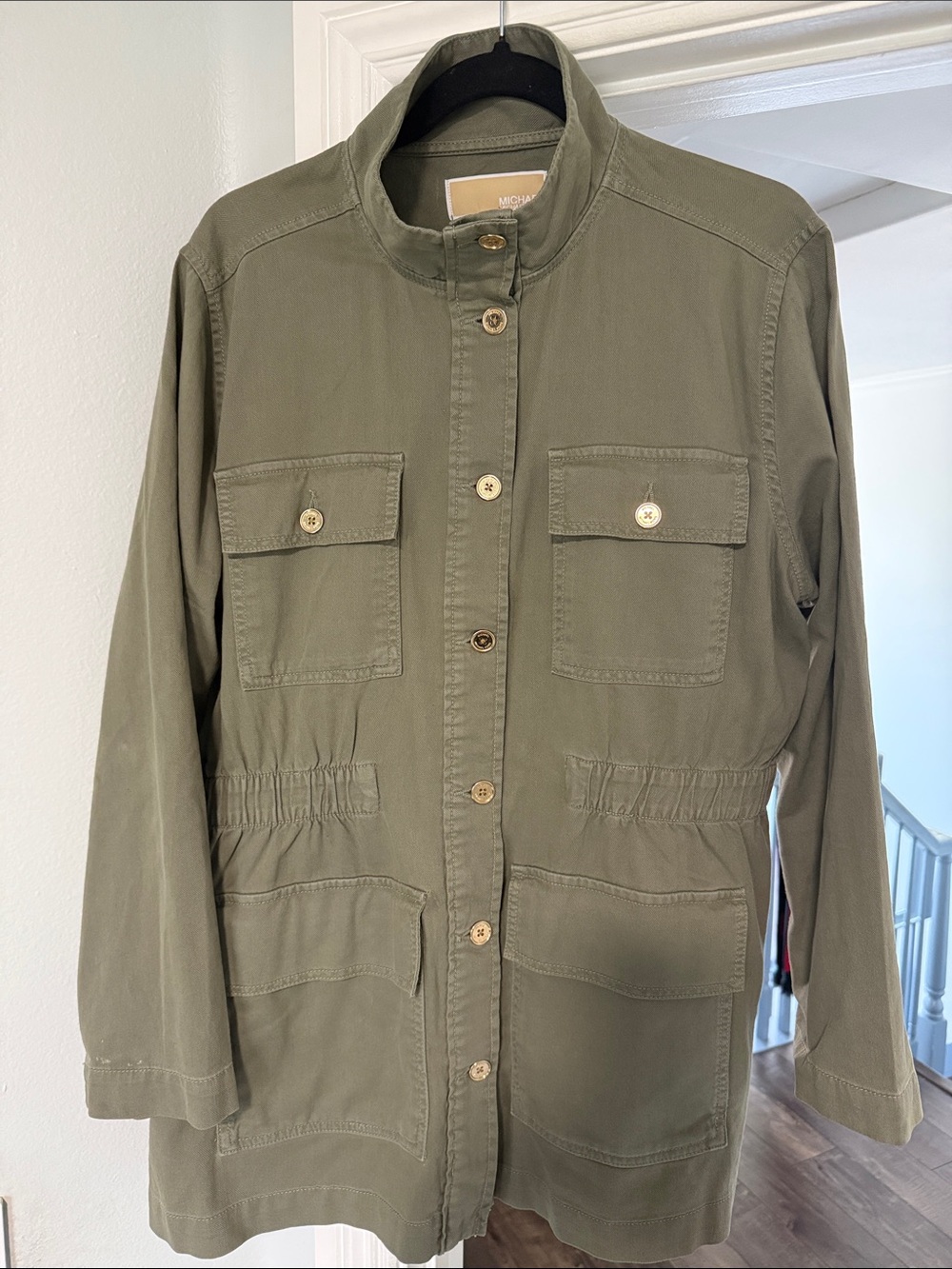 Michael Kors Olive Utility Field Jacket